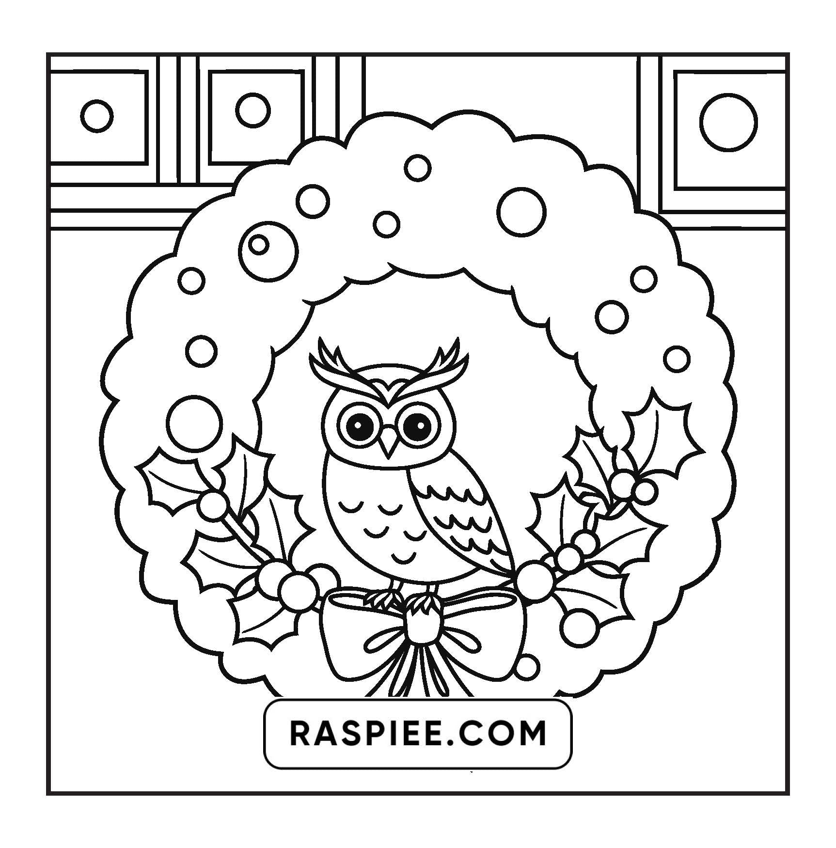 114 Bold and Easy Festive Corner Christmas Coloring Pages