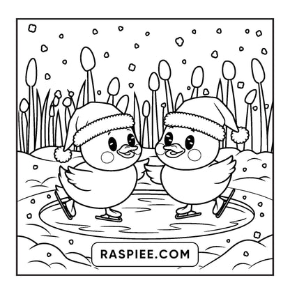 114 Bold and Easy Festive Corner Christmas Coloring Pages