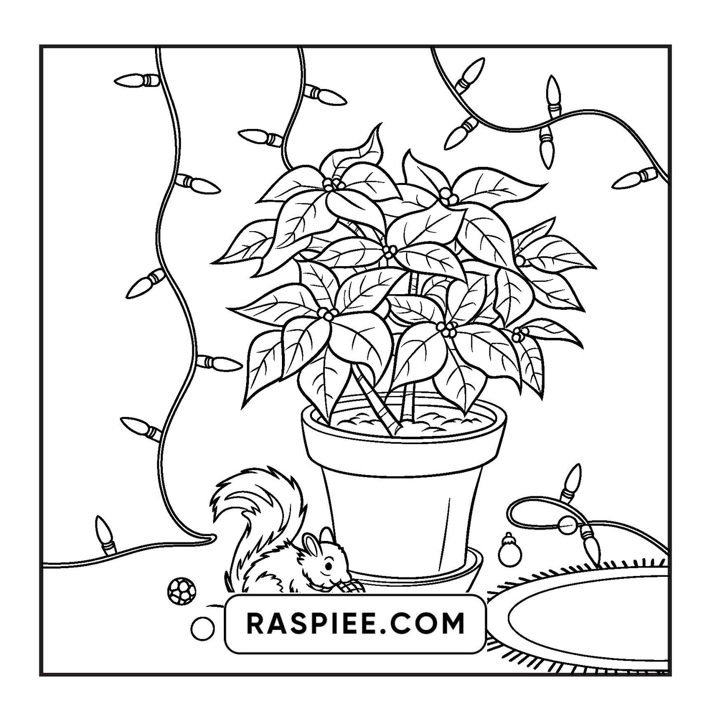 114 Bold and Easy Festive Corner Christmas Coloring Pages
