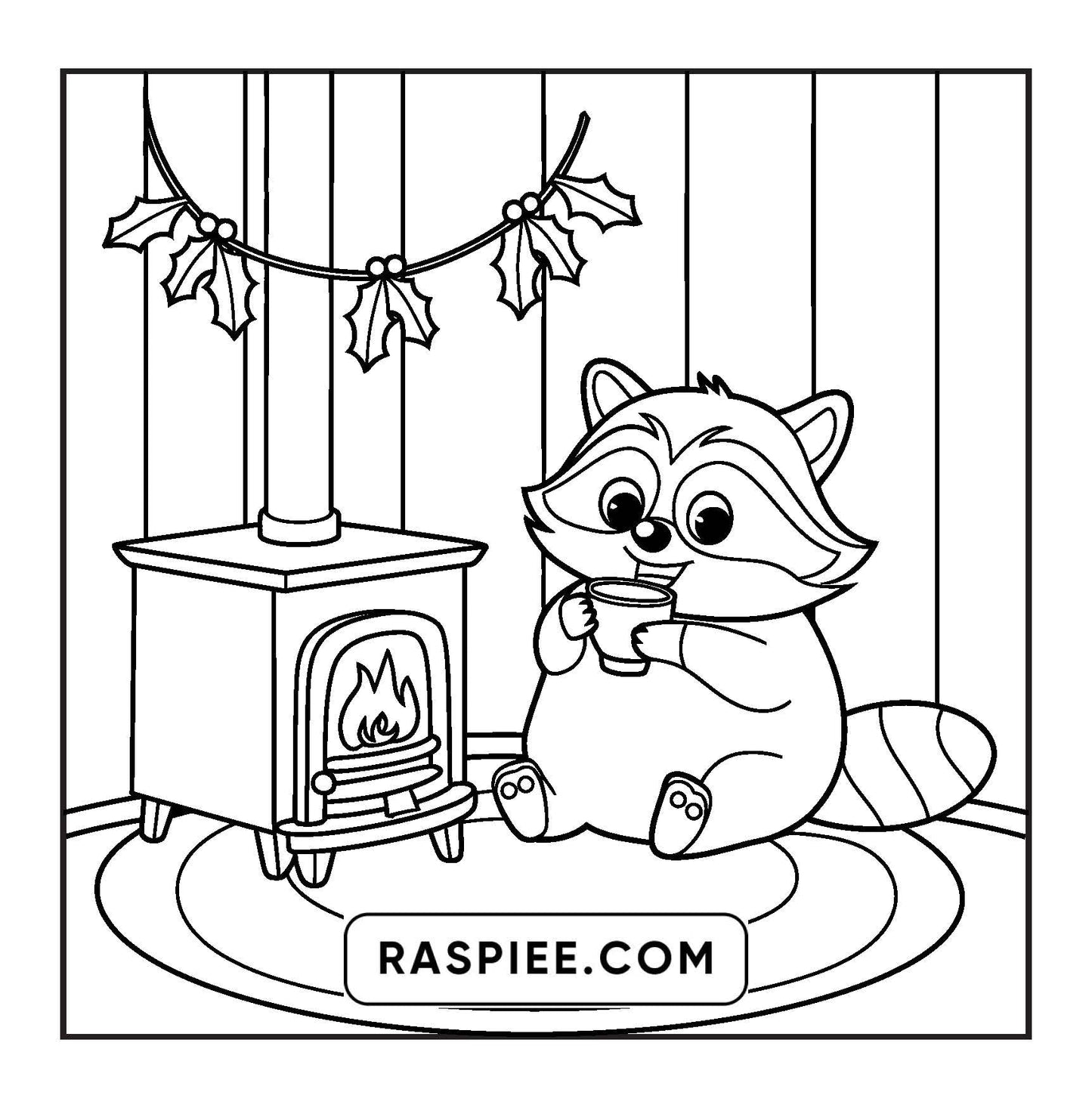 114 Bold and Easy Festive Corner Christmas Coloring Pages
