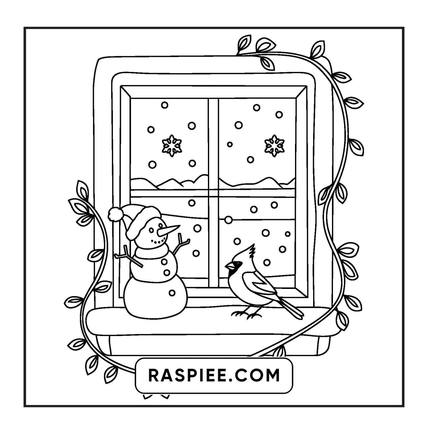114 Bold and Easy Festive Corner Christmas Coloring Pages