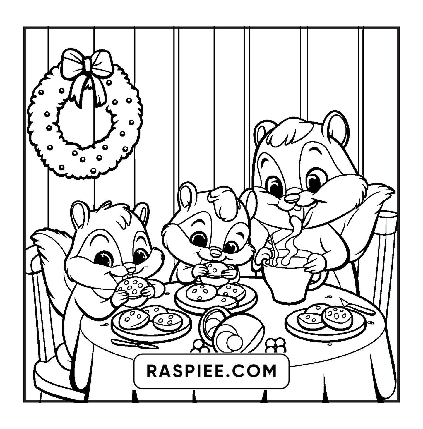114 Bold and Easy Festive Corner Christmas Coloring Pages