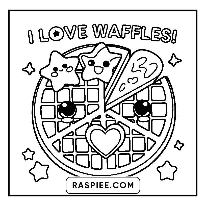 115 Bold and Easy Kawaii Food Coloring Pages