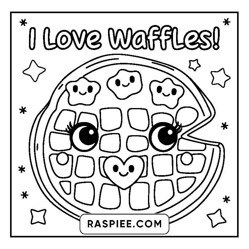 115 Bold and Easy Kawaii Food Coloring Pages