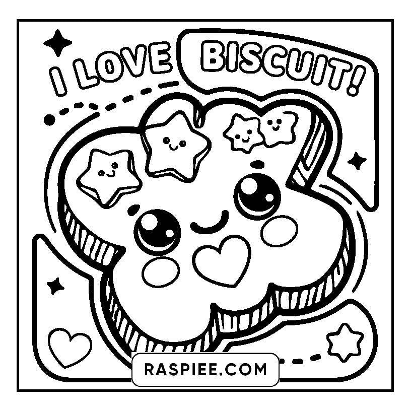 115 Bold and Easy Kawaii Food Coloring Pages