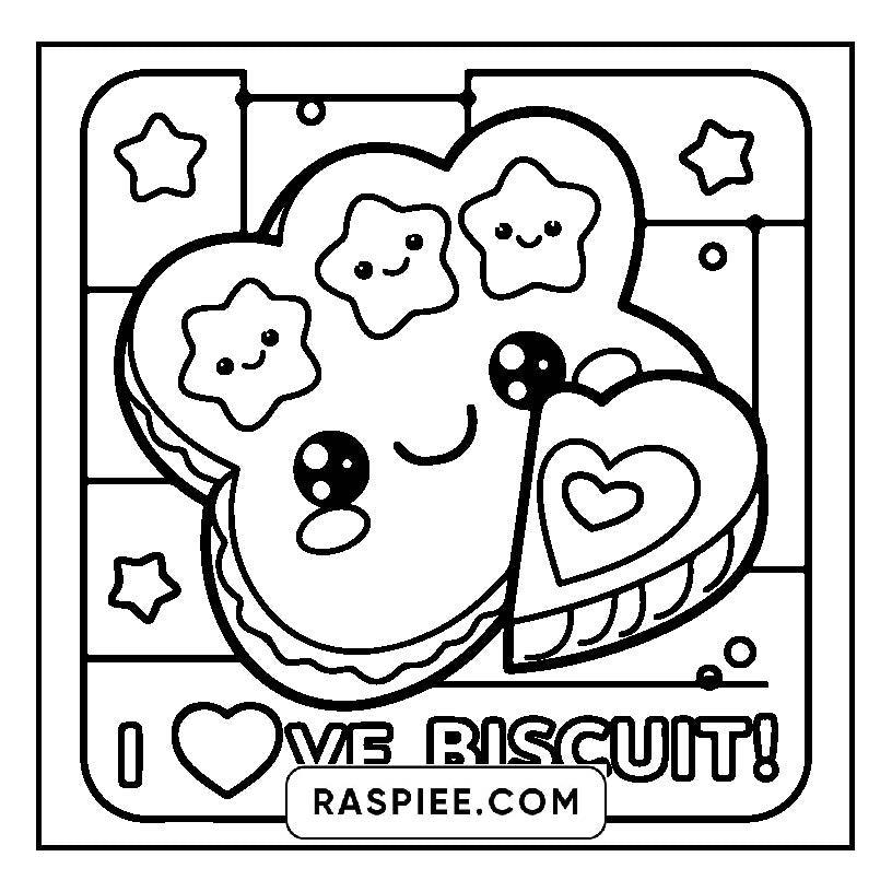 115 Bold and Easy Kawaii Food Coloring Pages