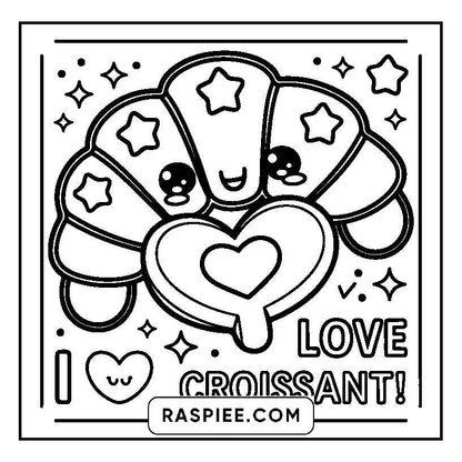 115 Bold and Easy Kawaii Food Coloring Pages
