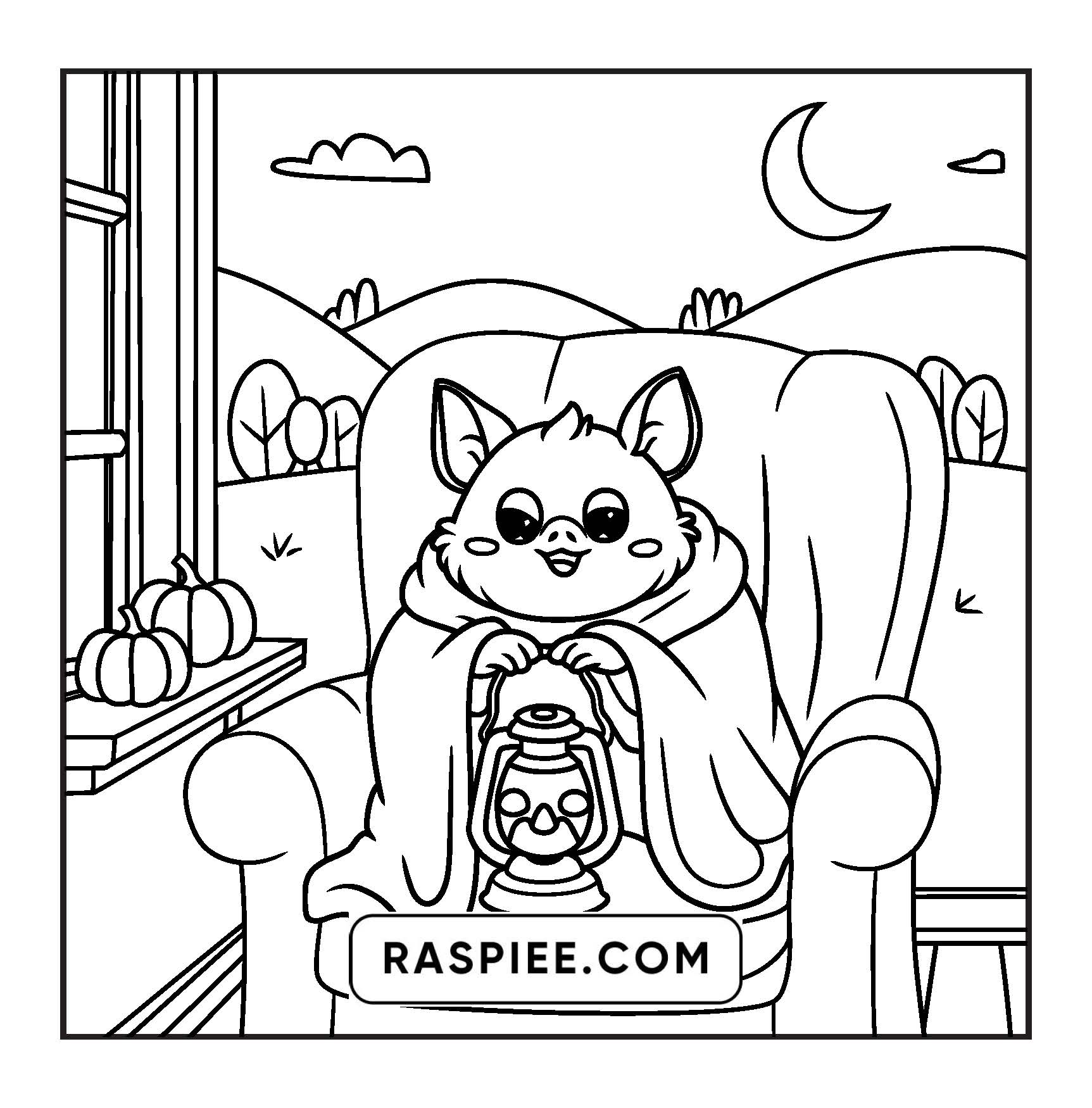 117 Bold and Easy Spooky Besties Halloween Coloring Pages