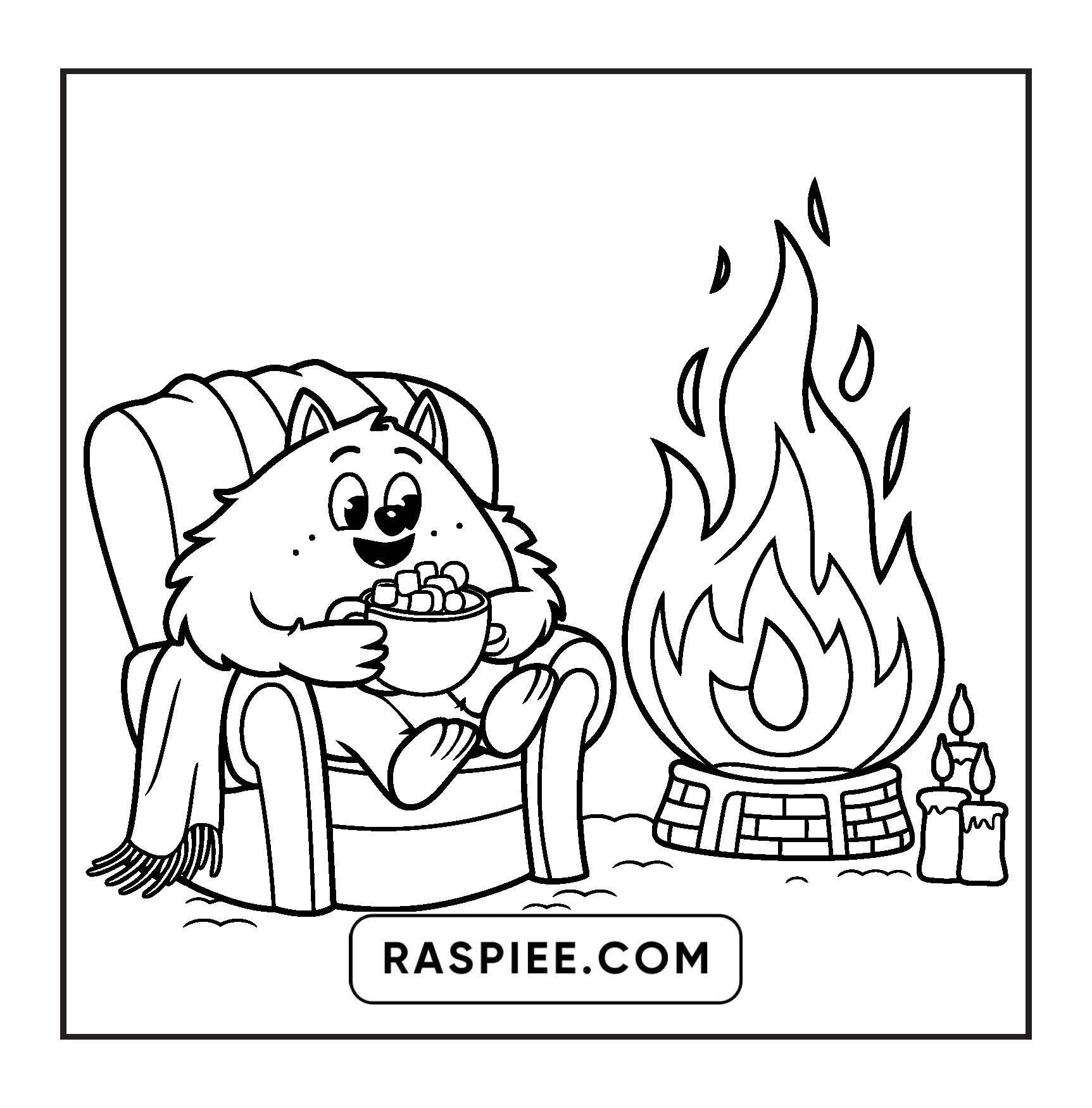117 Bold and Easy Spooky Besties Halloween Coloring Pages