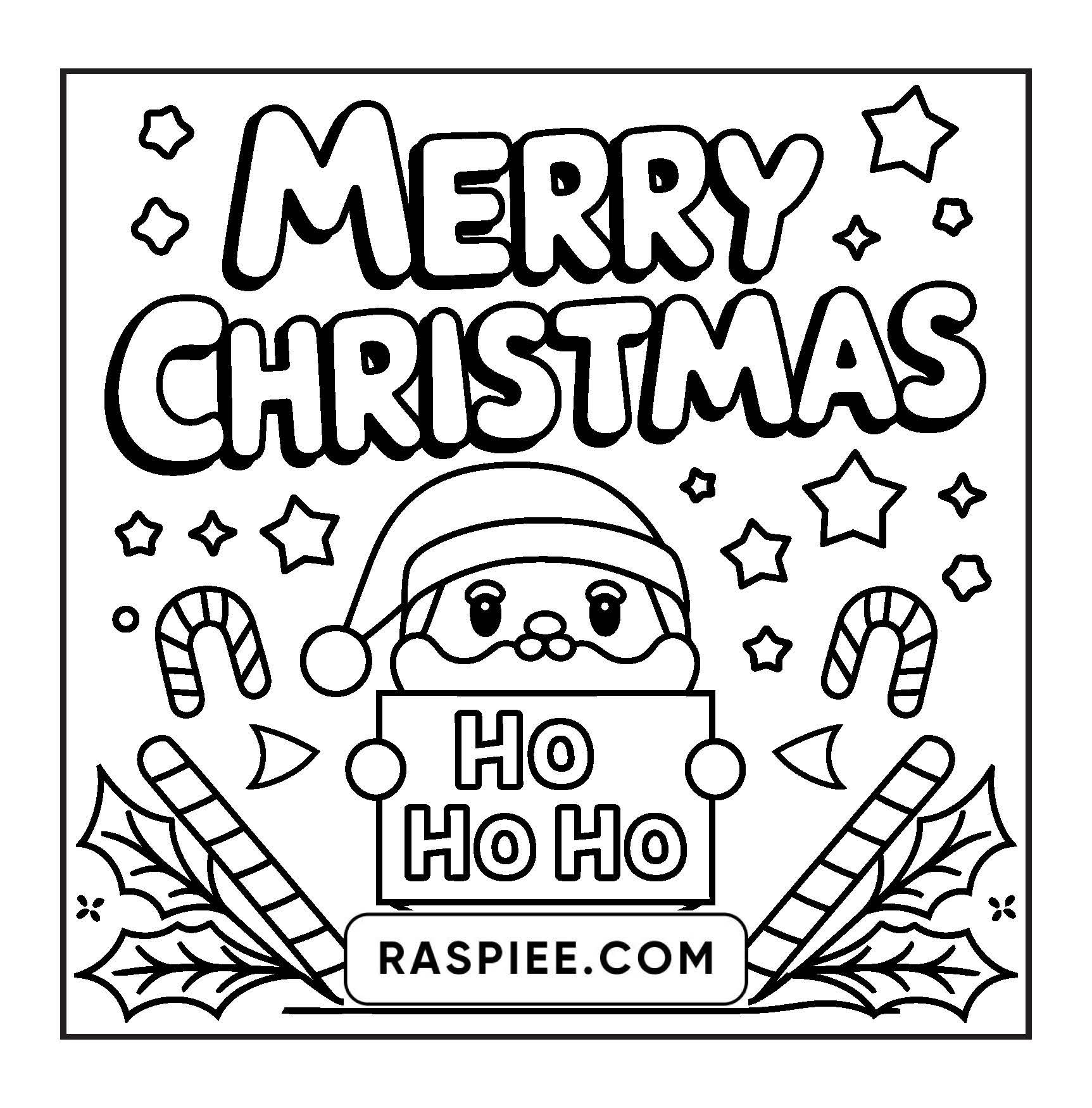 120 Bold and Easy Christmas Coloring Pages Printable PDF Instant Download