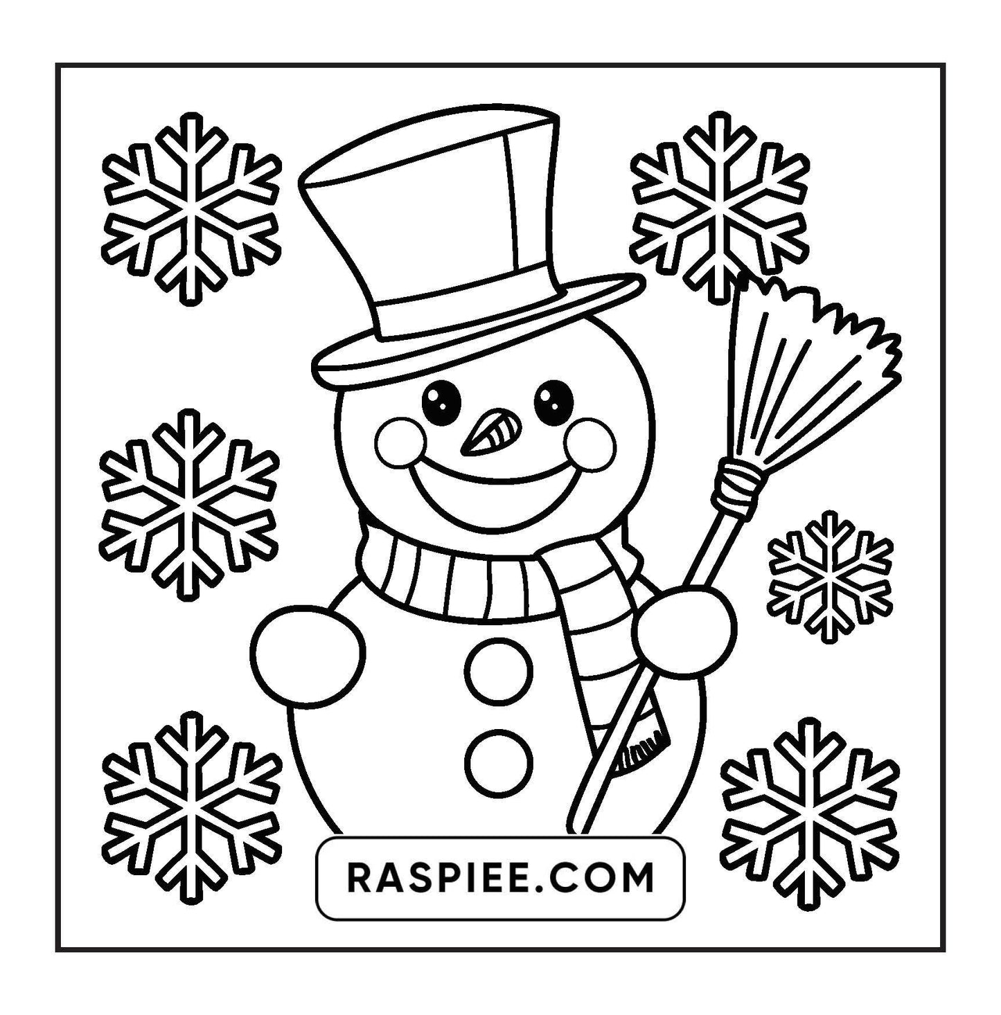 120 Bold and Easy Christmas Coloring Pages Printable PDF Instant Download