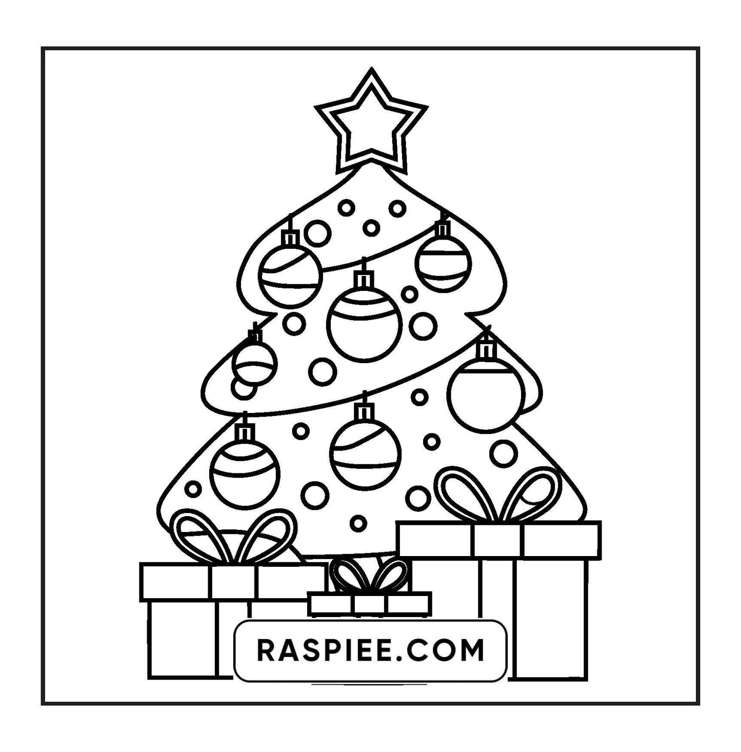 120 Bold and Easy Christmas Coloring Pages Printable PDF Instant Download
