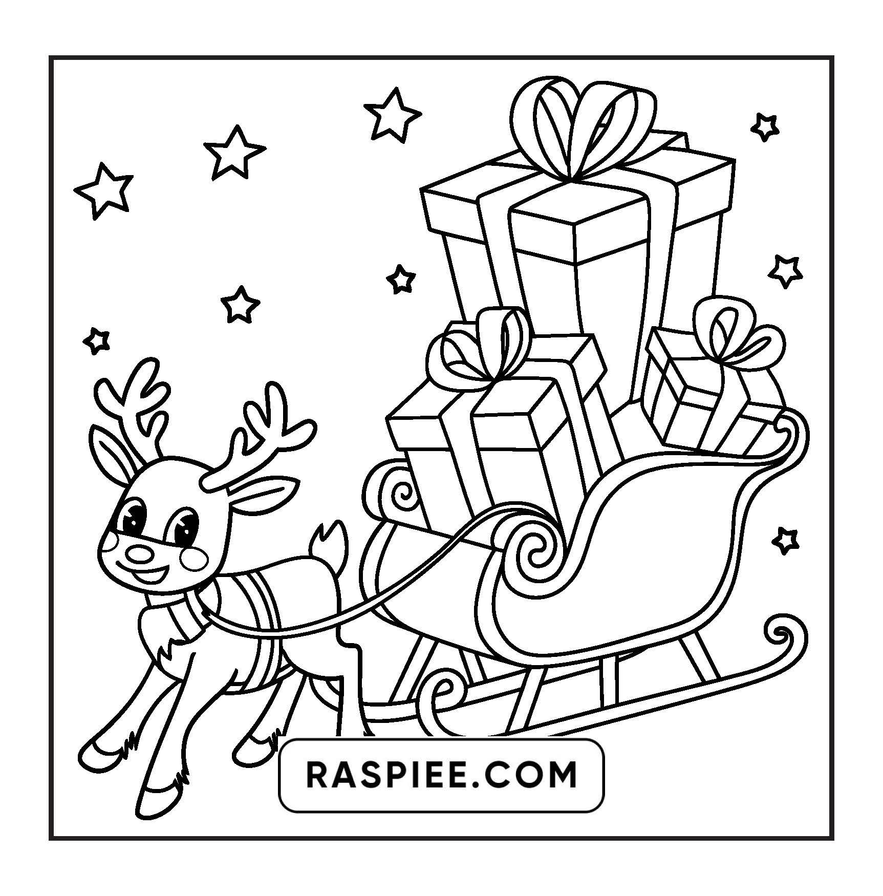 120 Bold and Easy Christmas Coloring Pages Printable PDF Instant Download
