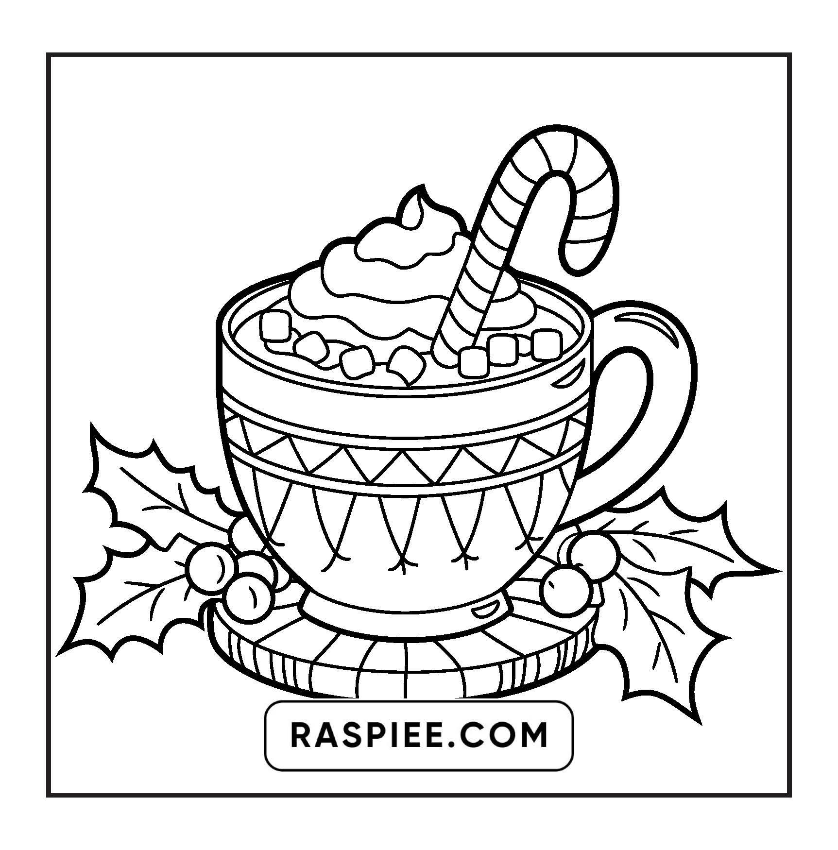 120 Bold and Easy Christmas Coloring Pages Printable PDF Instant Download