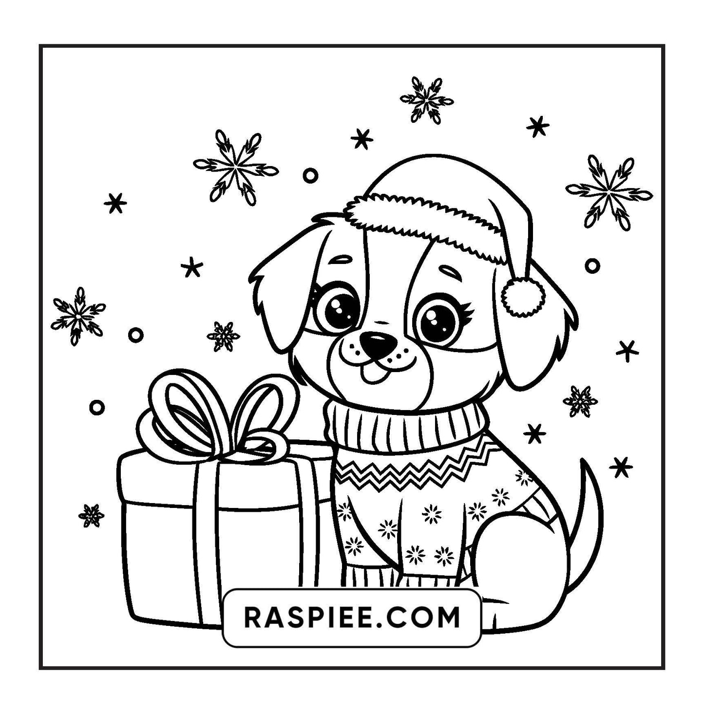 120 Bold and Easy Christmas Coloring Pages Printable PDF Instant Download
