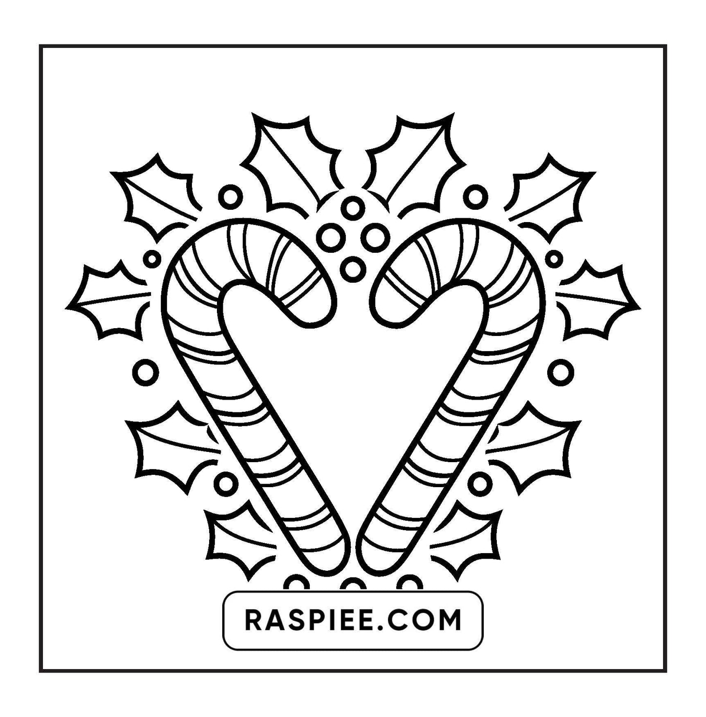 120 Bold and Easy Christmas Coloring Pages Printable PDF Instant Download