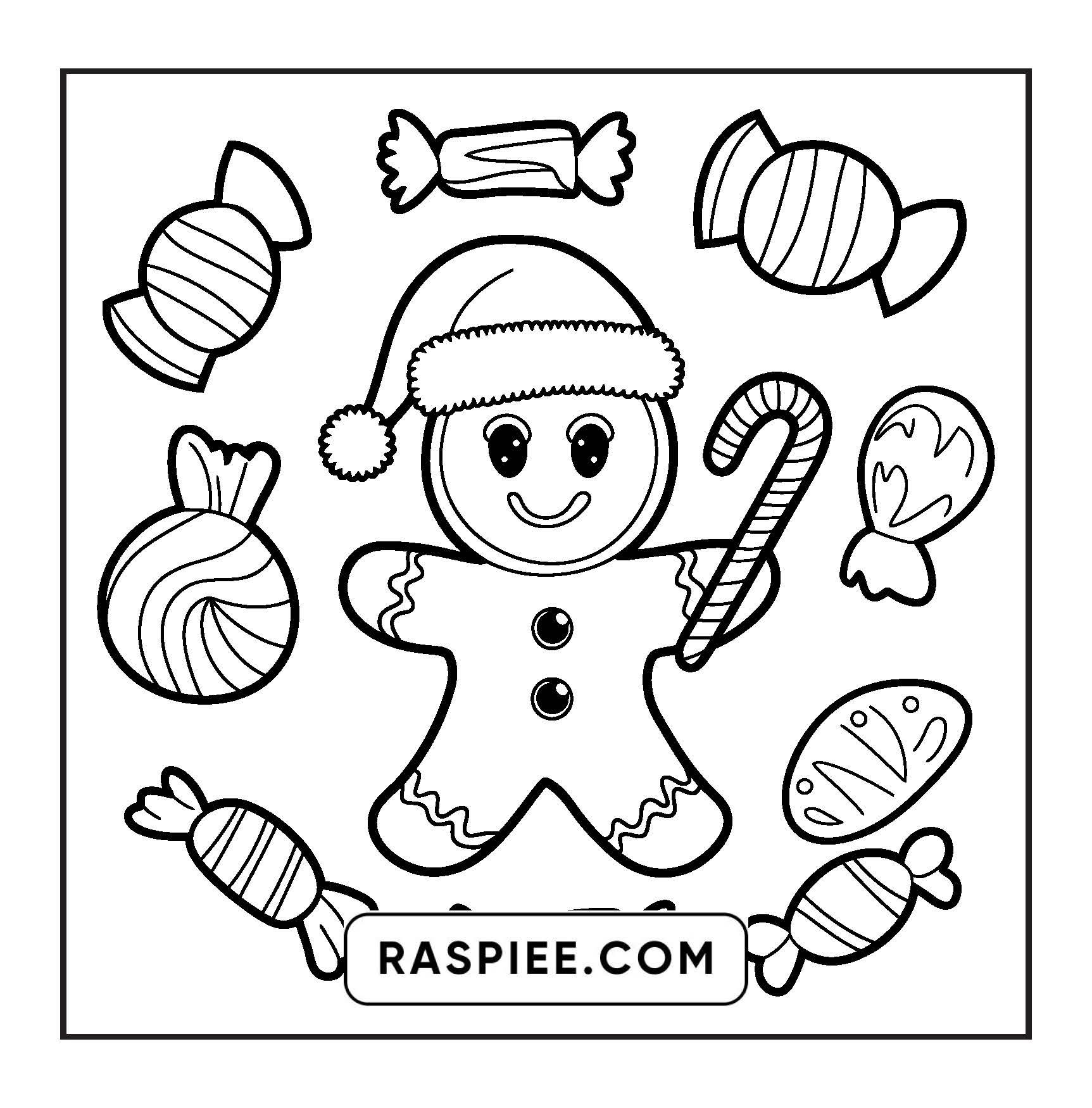 120 Bold and Easy Christmas Coloring Pages Printable PDF Instant Download