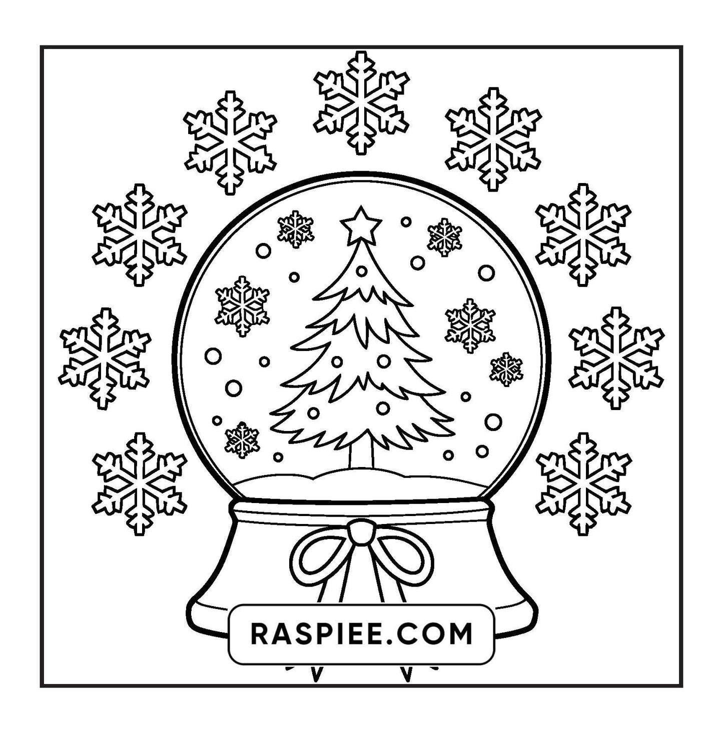 120 Bold and Easy Christmas Coloring Pages Printable PDF Instant Download