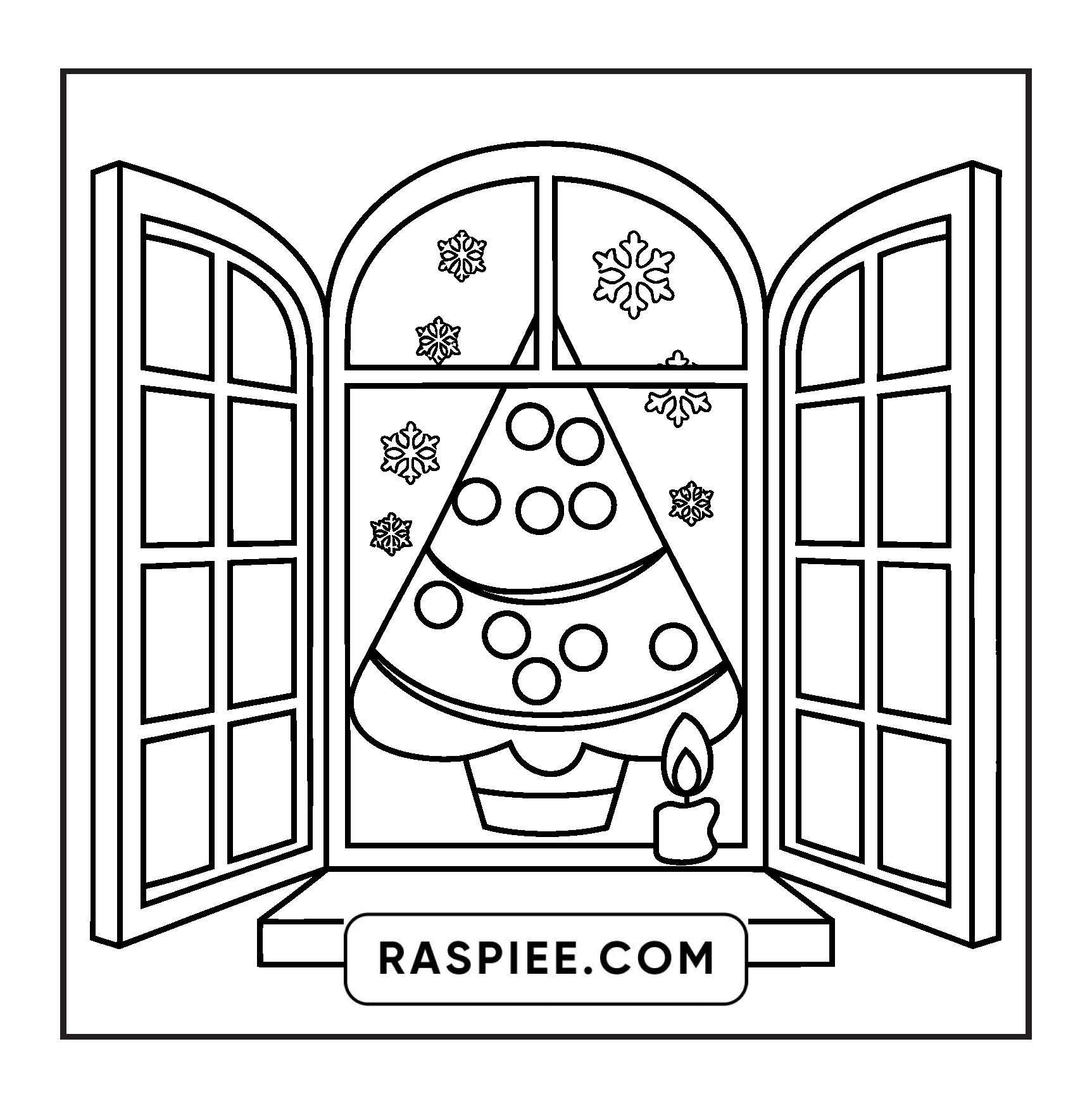 120 Bold and Easy Christmas Coloring Pages Printable PDF Instant Download