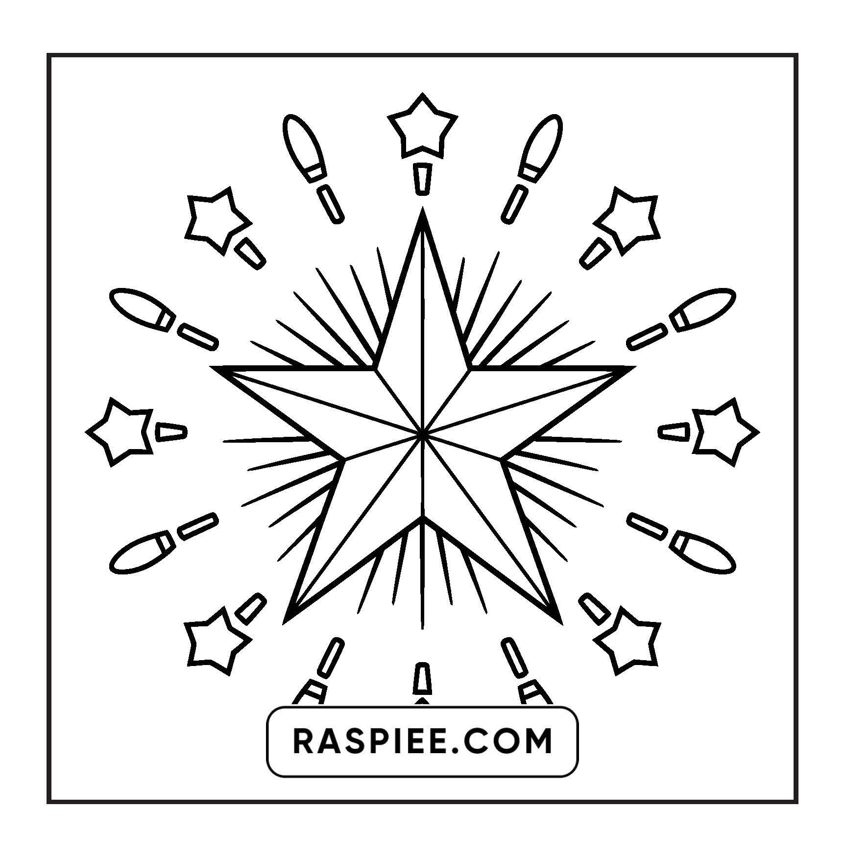 120 Bold and Easy Christmas Coloring Pages Printable PDF Instant Download