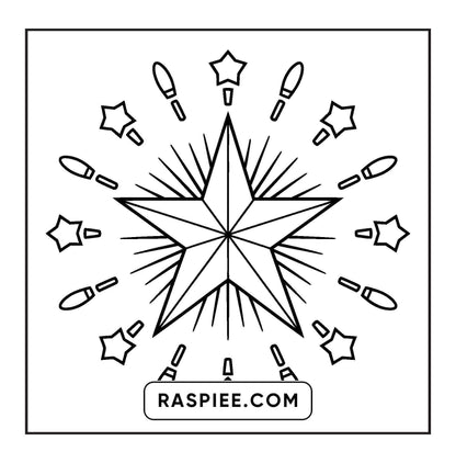 120 Bold and Easy Christmas Coloring Pages Printable PDF Instant Download
