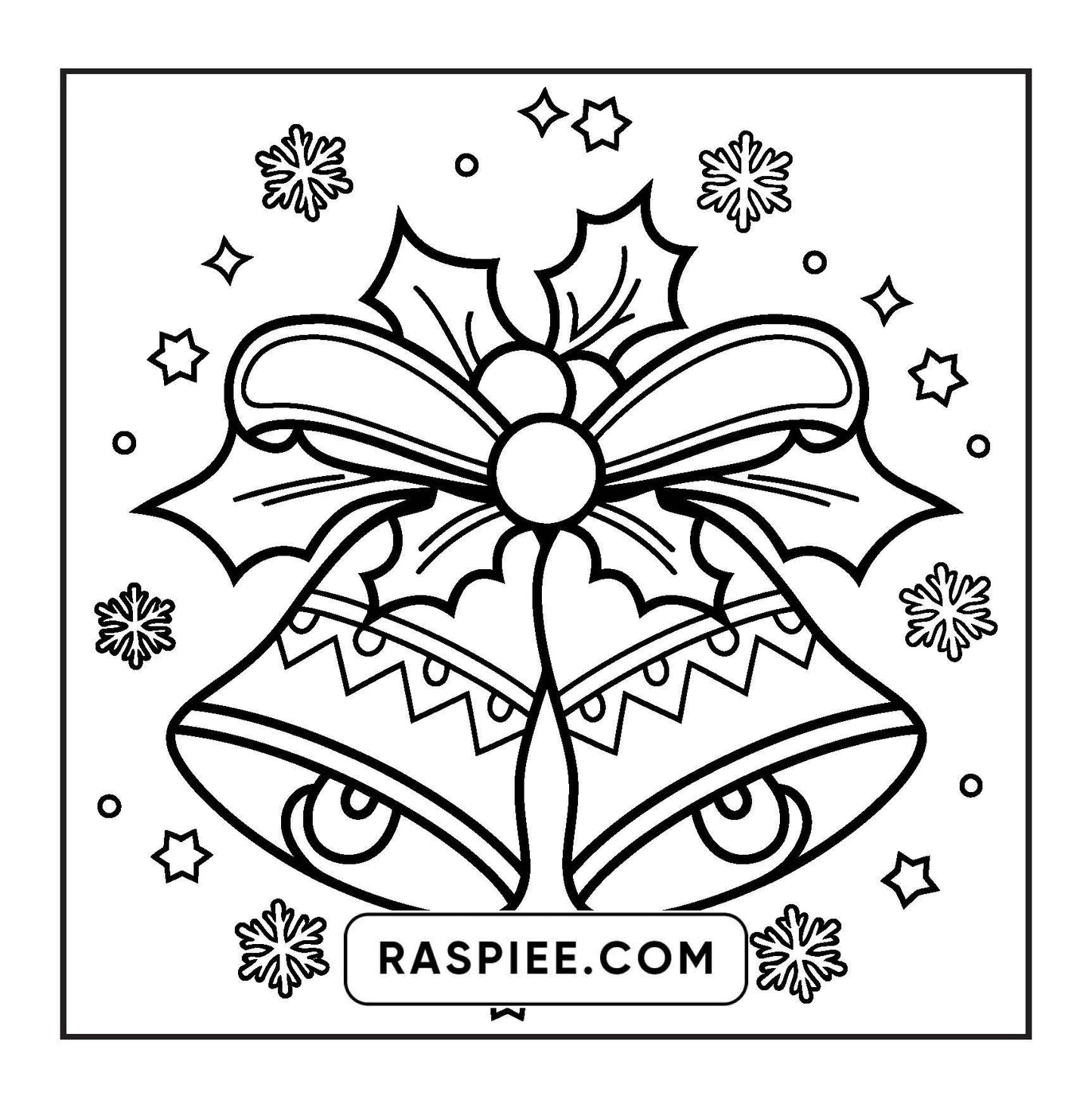 120 Bold and Easy Christmas Coloring Pages Printable PDF Instant Download