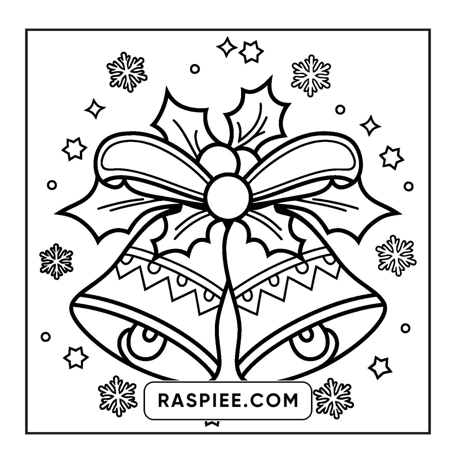 120 Bold and Easy Christmas Coloring Pages Printable PDF Instant Download