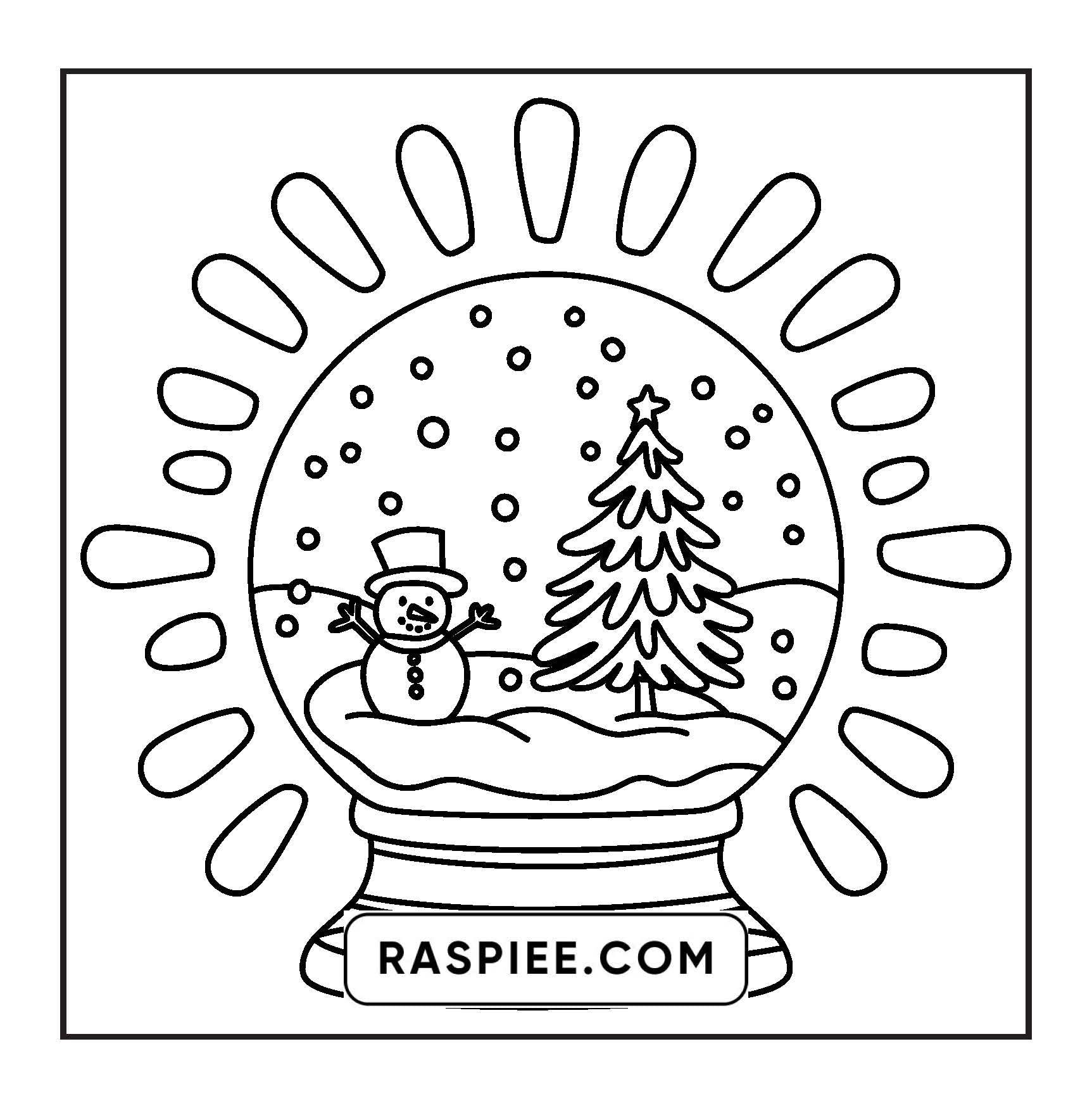 120 Bold and Easy Christmas Coloring Pages Printable PDF Instant Download