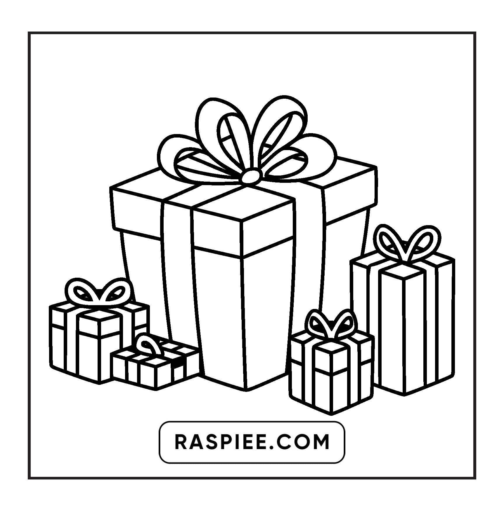 120 Bold and Easy Christmas Coloring Pages Printable PDF Instant Download