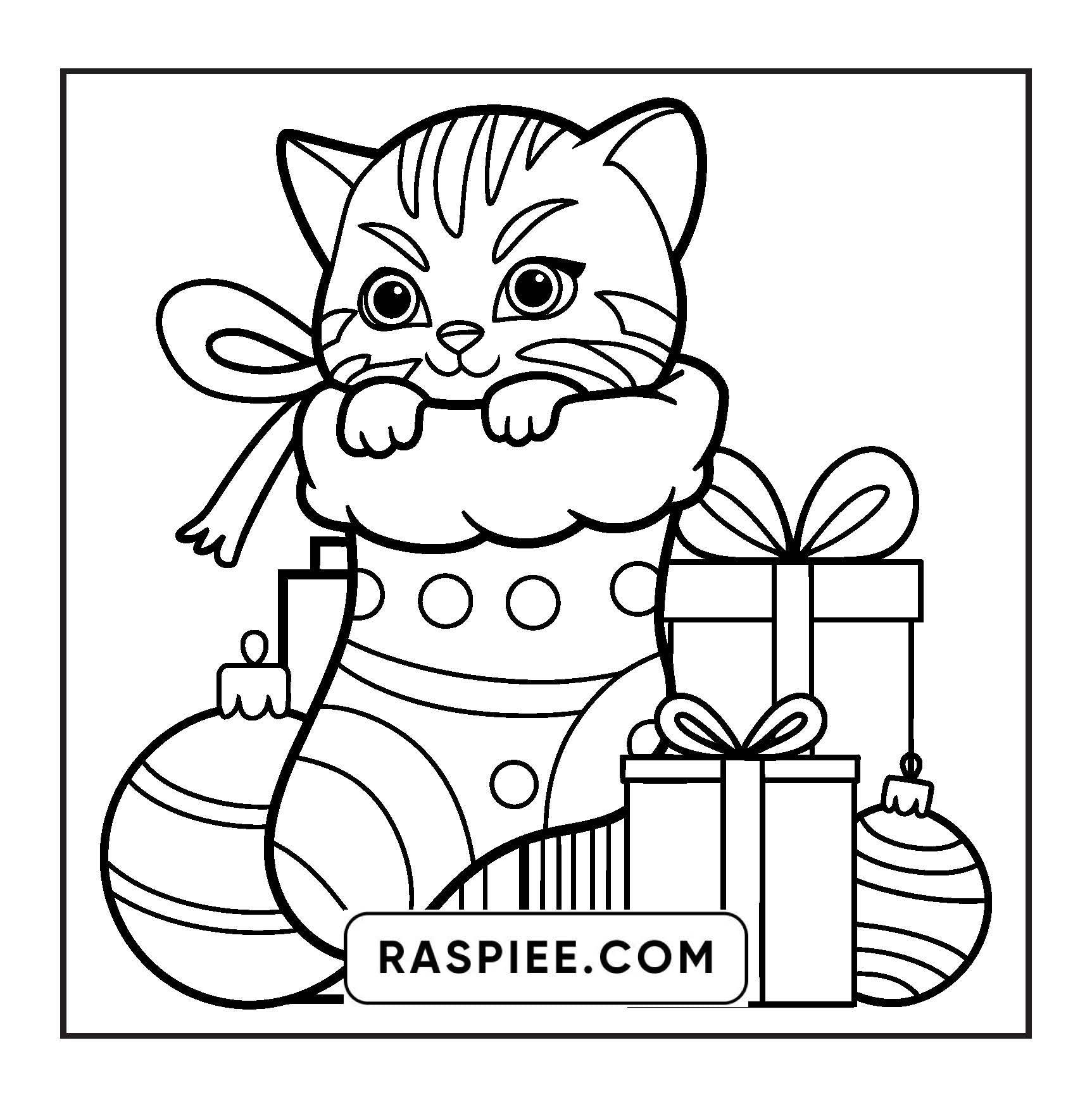 120 Bold and Easy Christmas Coloring Pages Printable PDF Instant Download