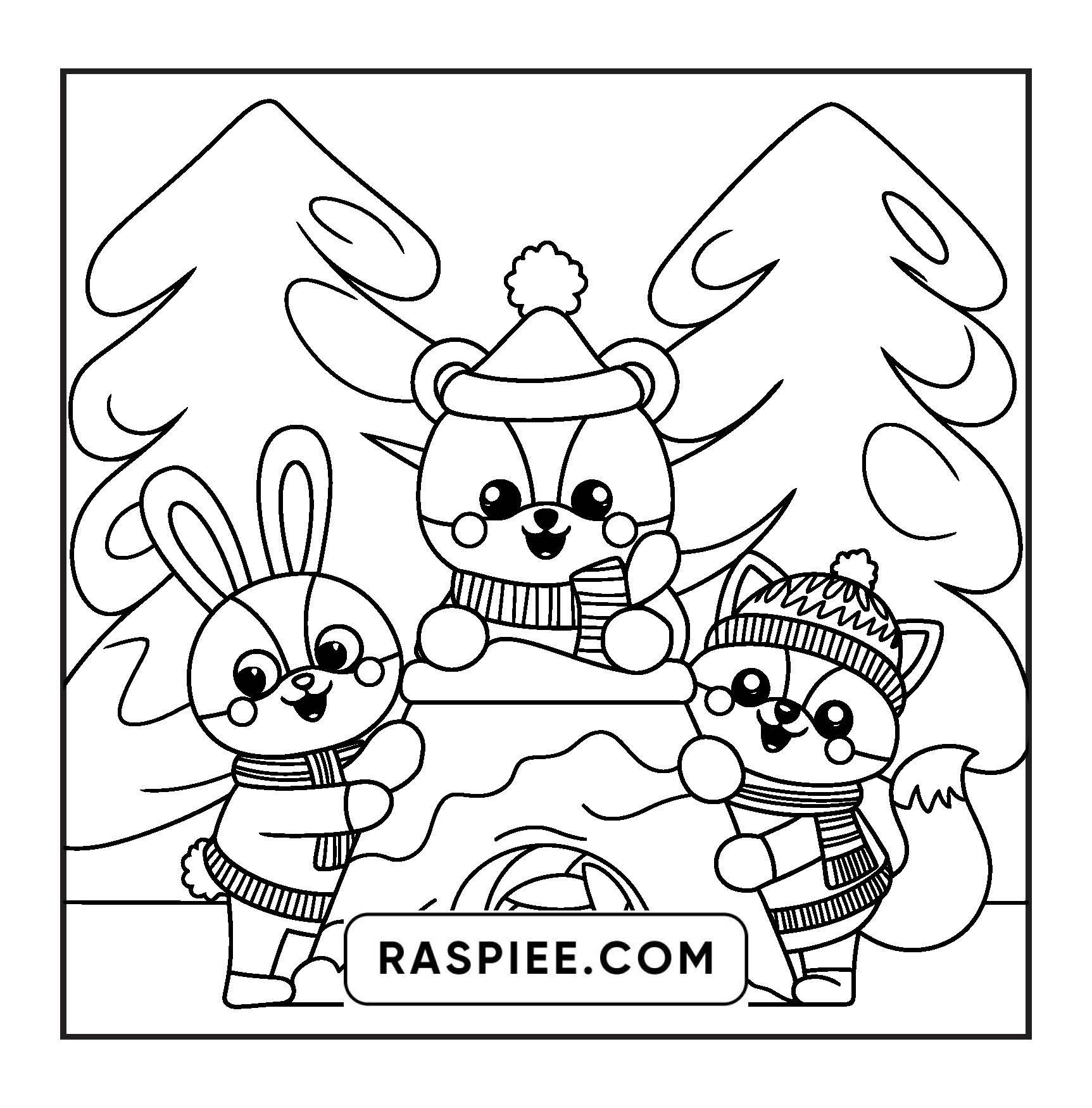 120 Bold and Easy Christmas Coloring Pages Printable PDF Instant Download