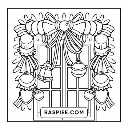 120 Bold and Easy Christmas Coloring Pages Printable PDF Instant Download