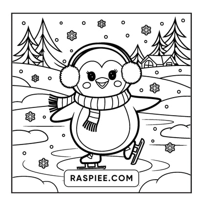 120 Bold and Easy Christmas Coloring Pages Printable PDF Instant Download