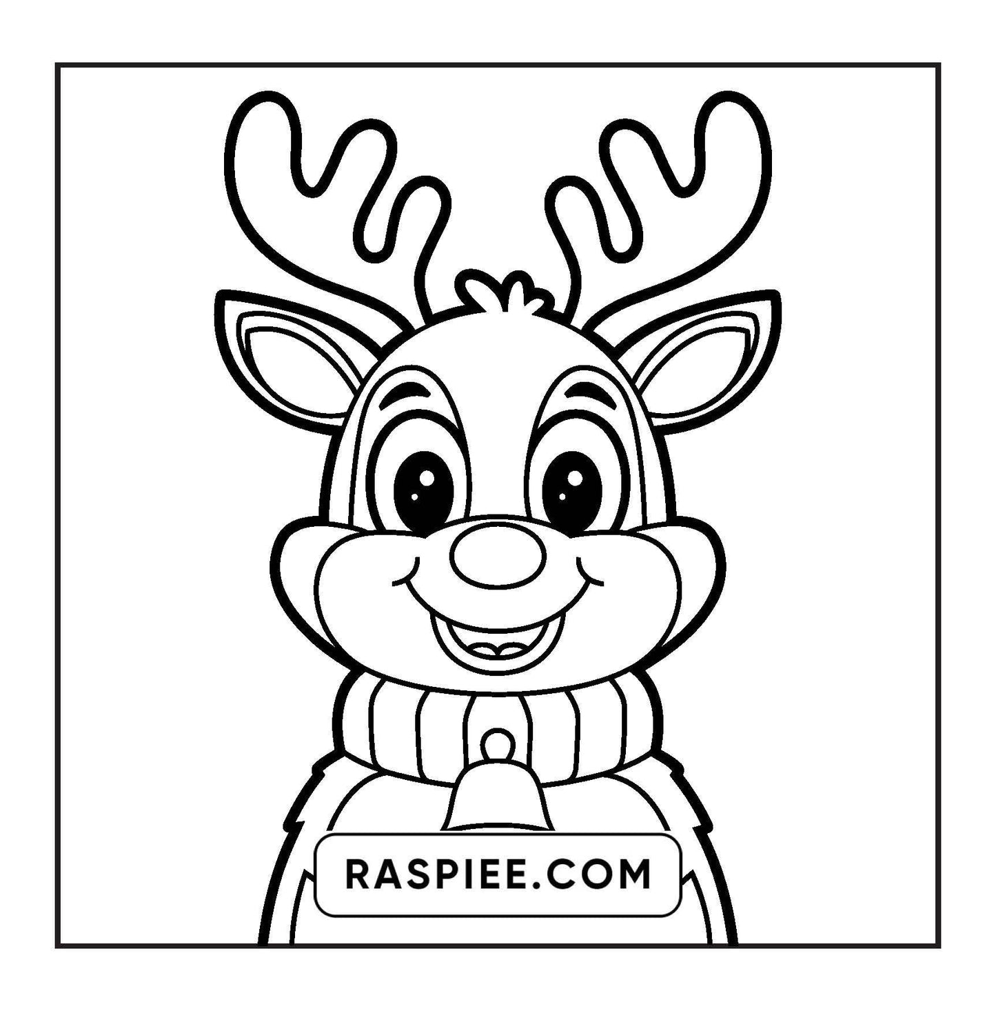 120 Bold and Easy Christmas Coloring Pages Printable PDF Instant Download