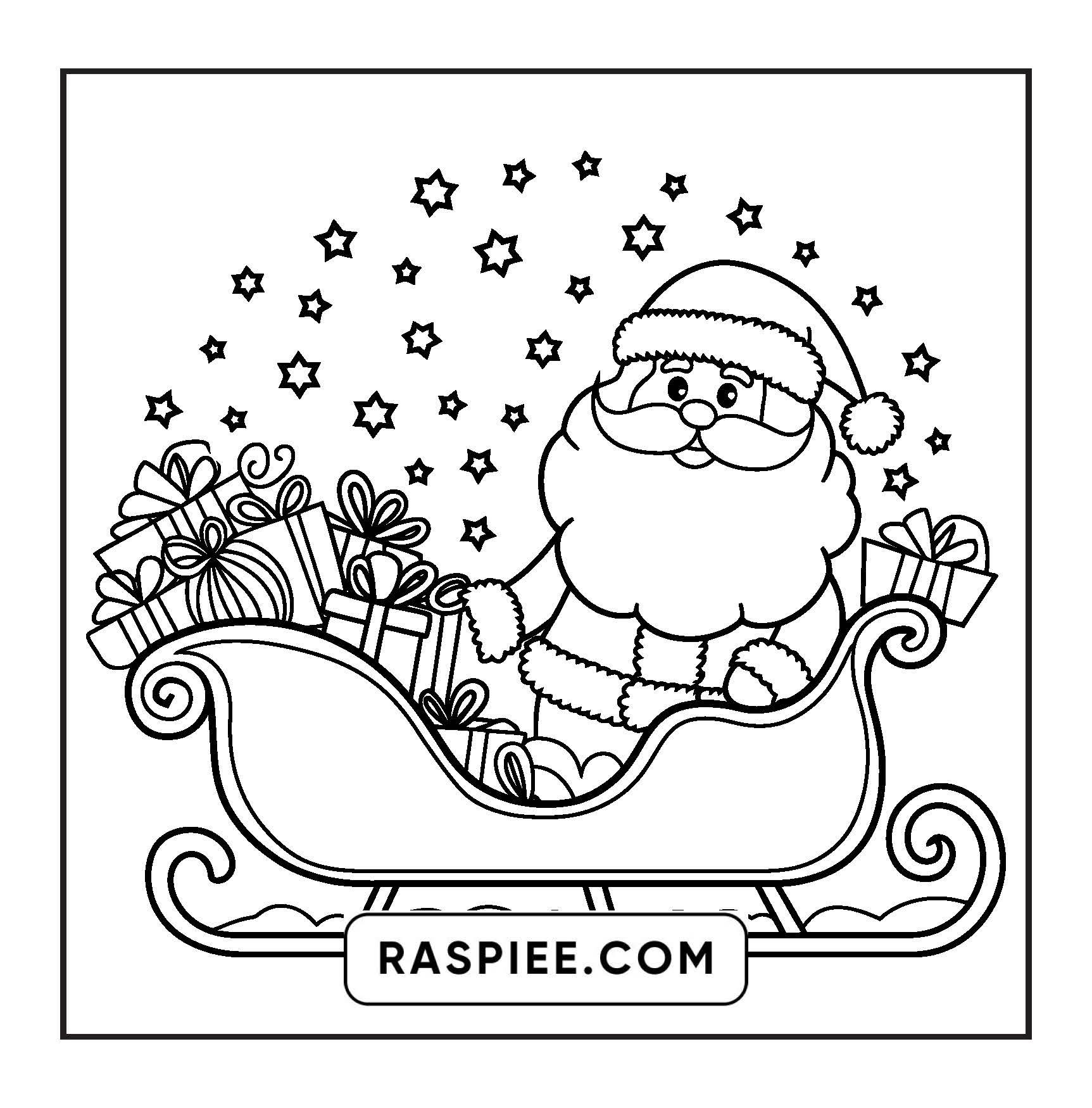 120 Bold and Easy Christmas Coloring Pages Printable PDF Instant Download