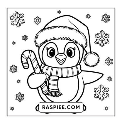 120 Bold and Easy Christmas Coloring Pages Printable PDF Instant Download