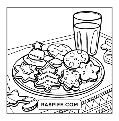 120 Bold and Easy Christmas Coloring Pages Printable PDF Instant Download