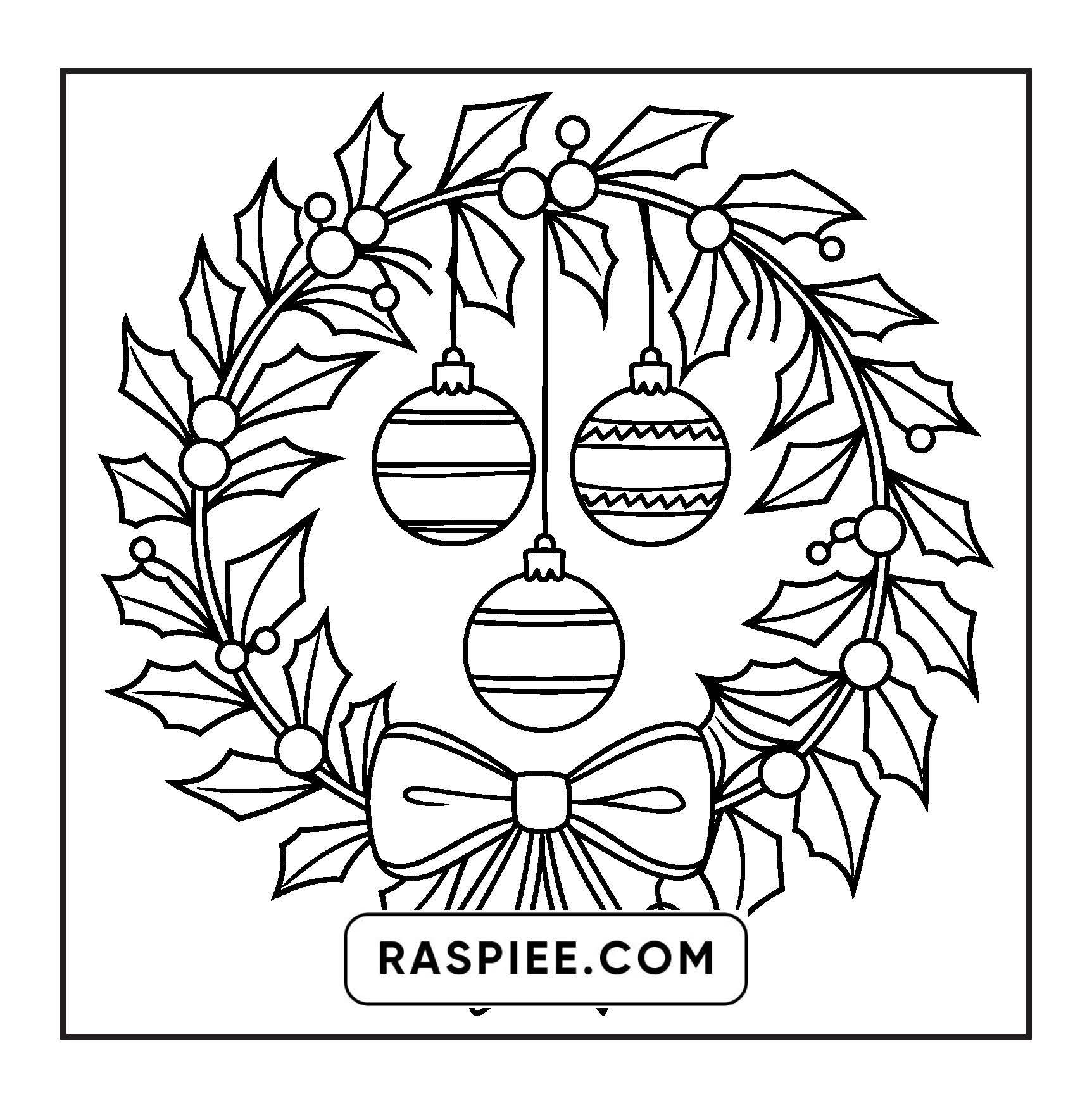 120 Bold and Easy Christmas Coloring Pages Printable PDF Instant Download