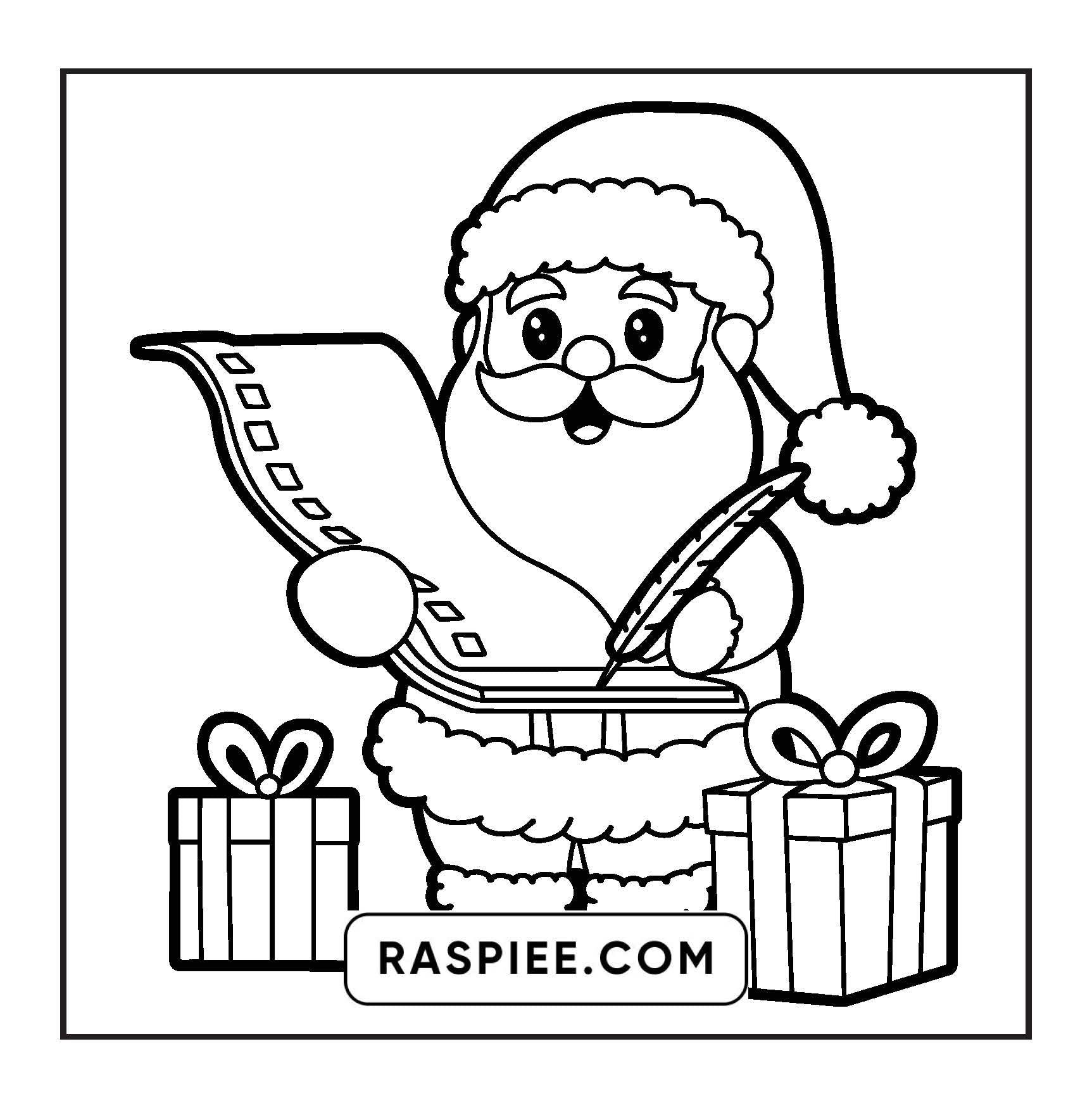 120 Bold and Easy Christmas Coloring Pages Printable PDF Instant Download