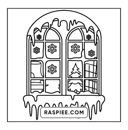 120 Bold and Easy Christmas Coloring Pages Printable PDF Instant Download