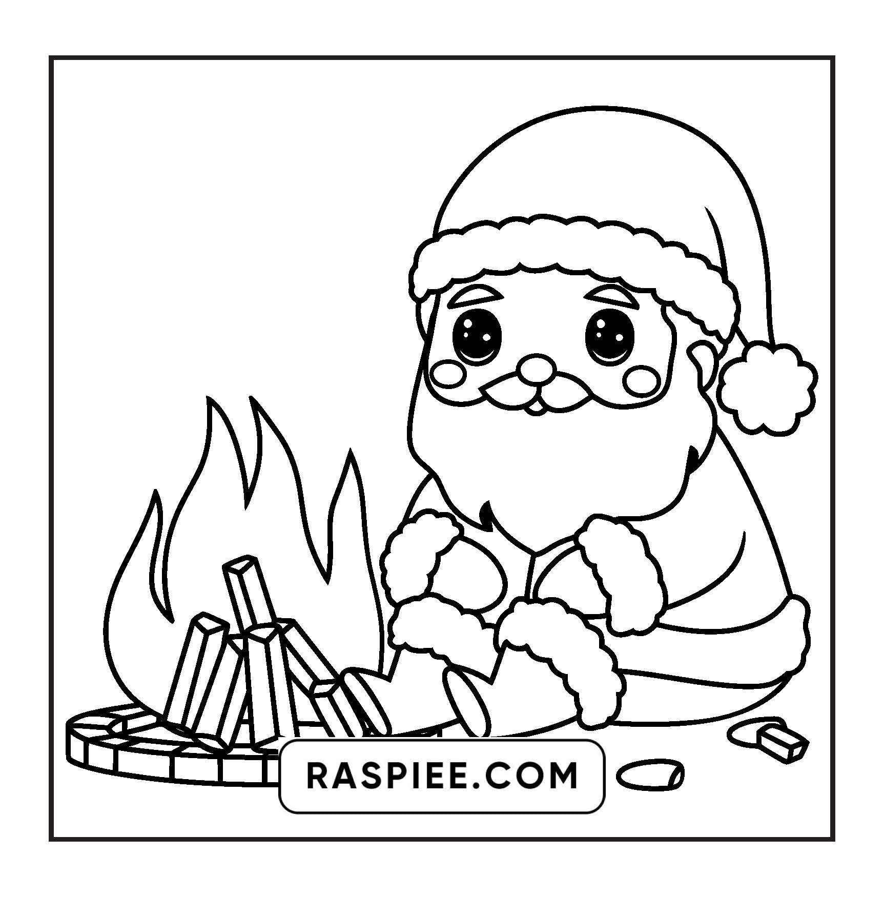 120 Bold and Easy Christmas Coloring Pages Printable PDF Instant Download
