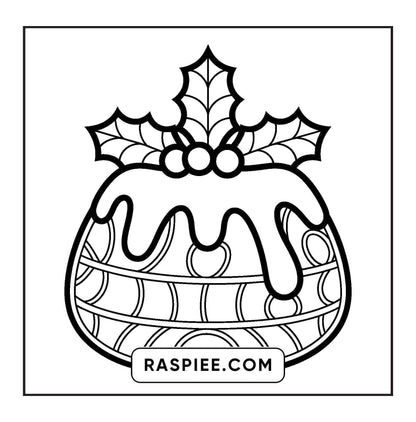 120 Bold and Easy Christmas Coloring Pages Printable PDF Instant Download