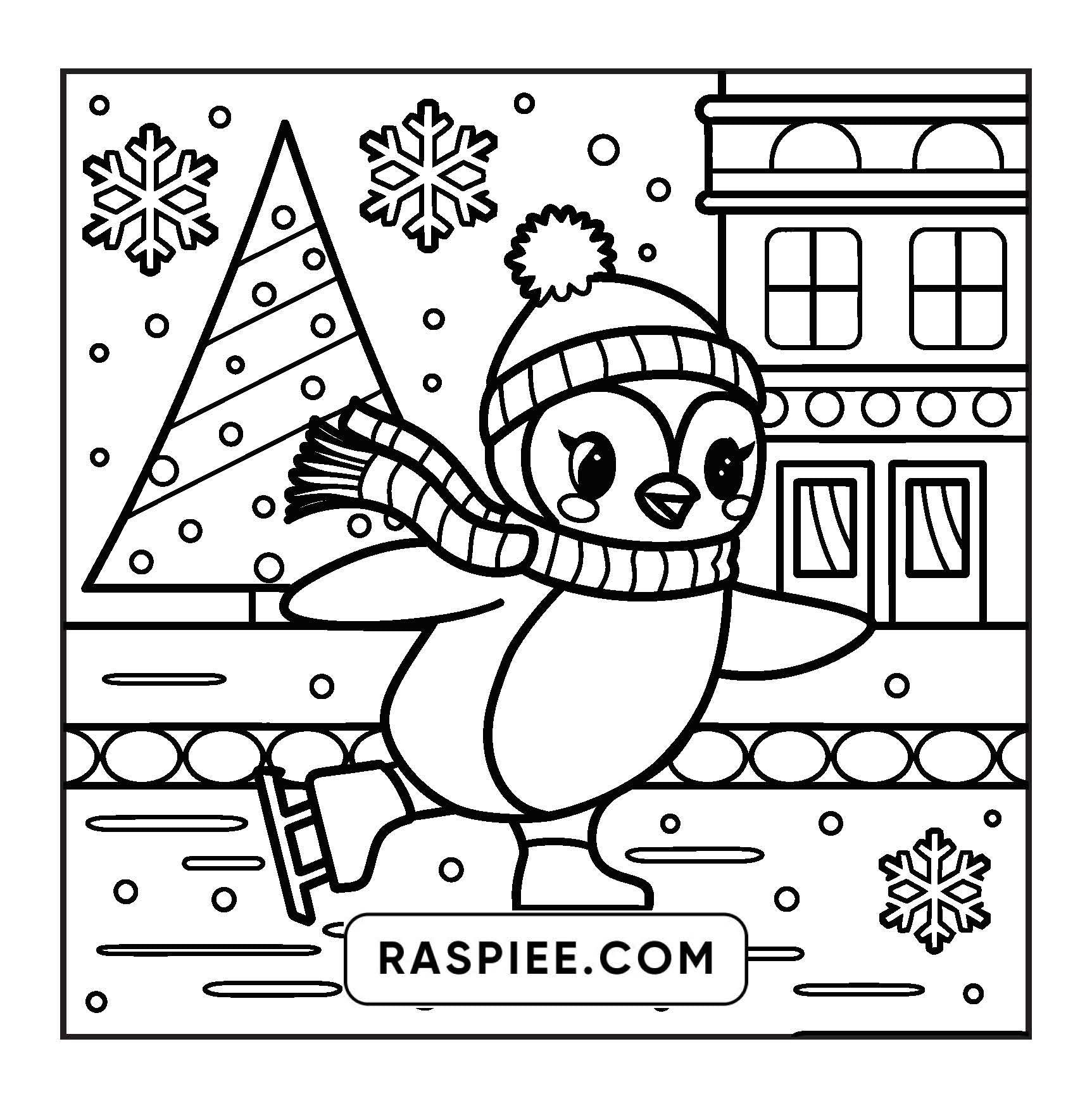 120 Bold and Easy Christmas Coloring Pages Printable PDF Instant Download