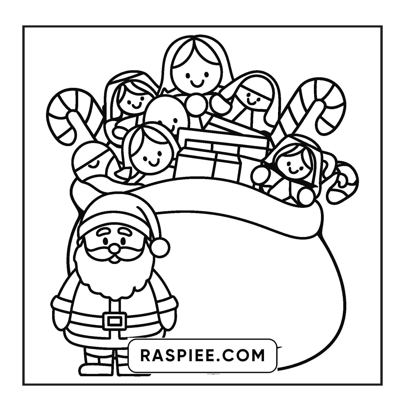 120 Bold and Easy Christmas Coloring Pages Printable PDF Instant Download