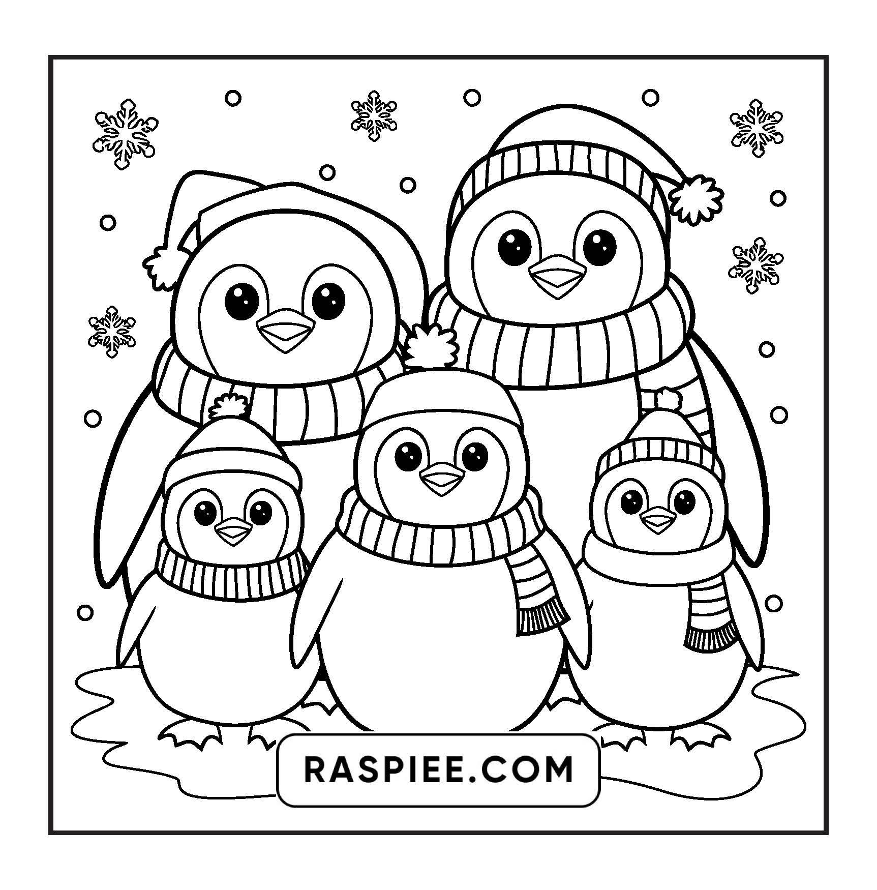 120 Bold and Easy Christmas Coloring Pages Printable PDF Instant Download