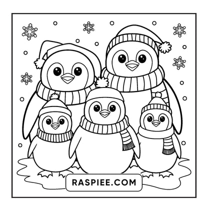 120 Bold and Easy Christmas Coloring Pages Printable PDF Instant Download