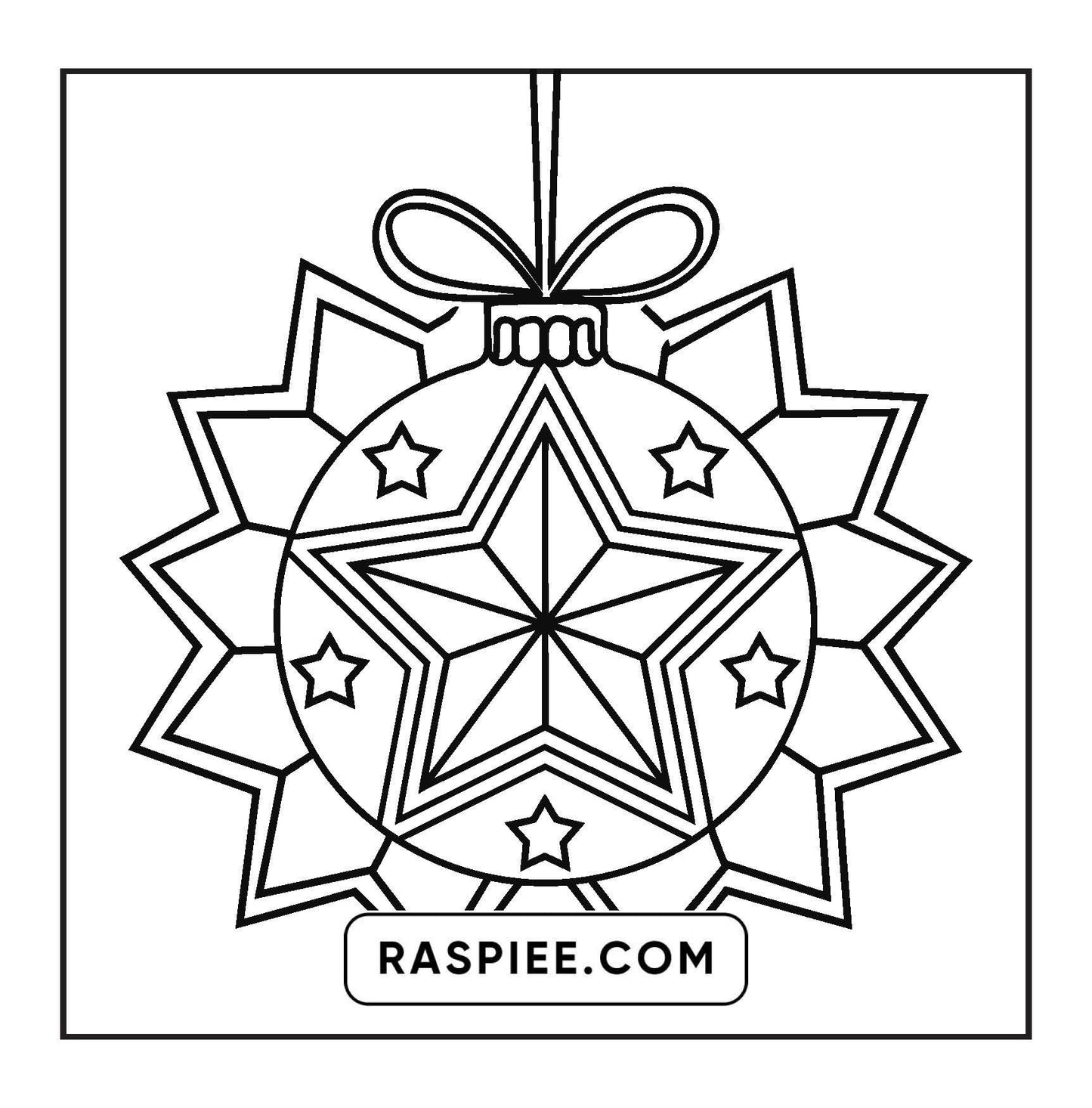 120 Bold and Easy Christmas Coloring Pages Printable PDF Instant Download