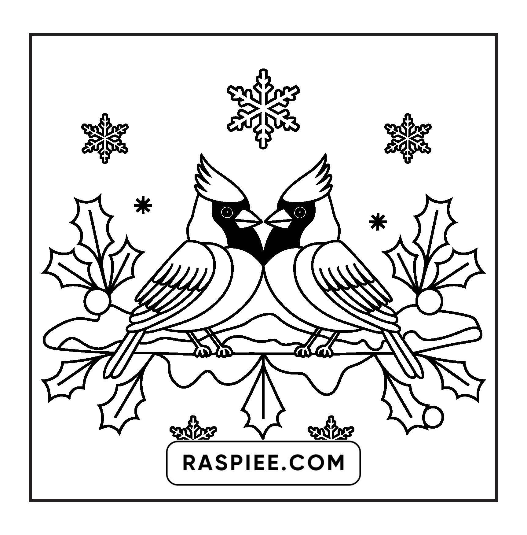 120 Bold and Easy Christmas Coloring Pages Printable PDF Instant Download