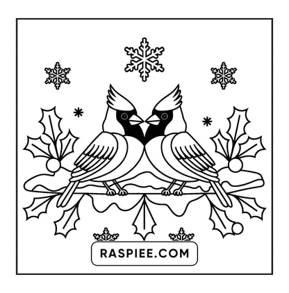 120 Bold and Easy Christmas Coloring Pages Printable PDF Instant Download