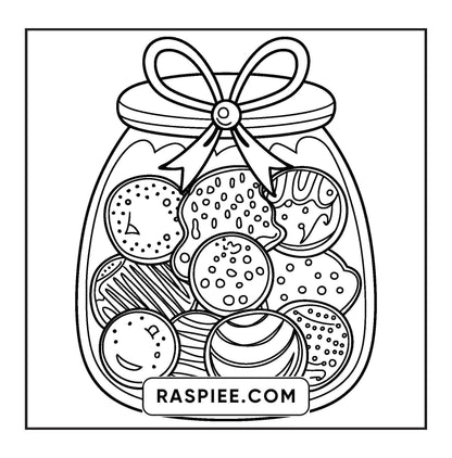 120 Bold and Easy Christmas Coloring Pages Printable PDF Instant Download